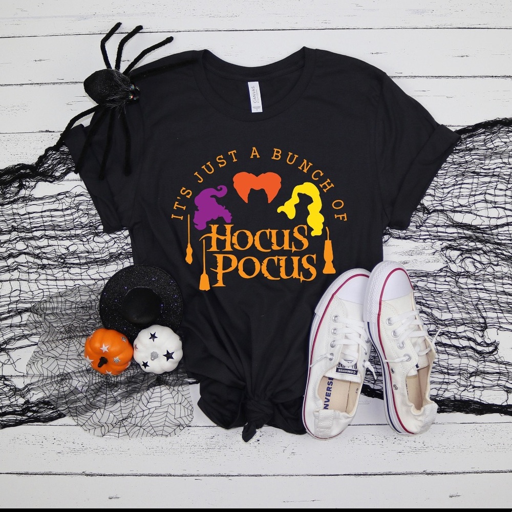 Custom made hocus-pocus T-shirts